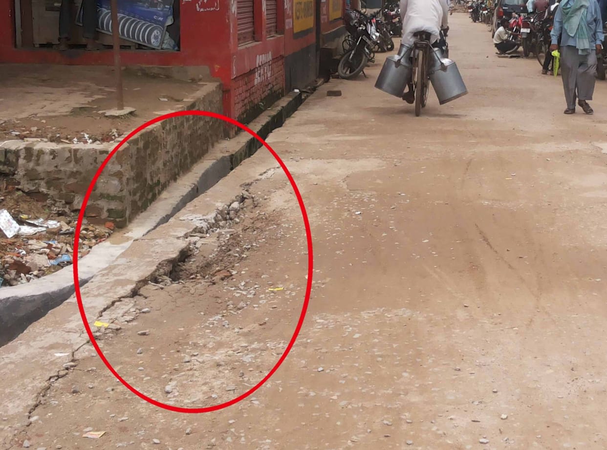 he new culvert crack