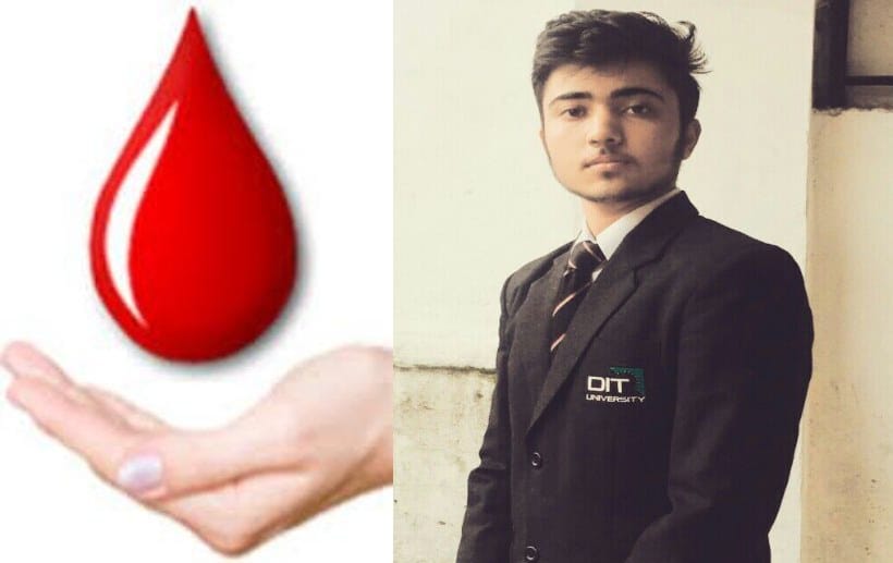 student made blood donar app.