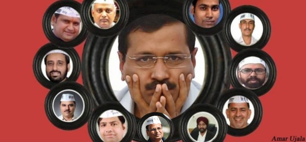 total aap mla from delhi arrested in different allegations til now 