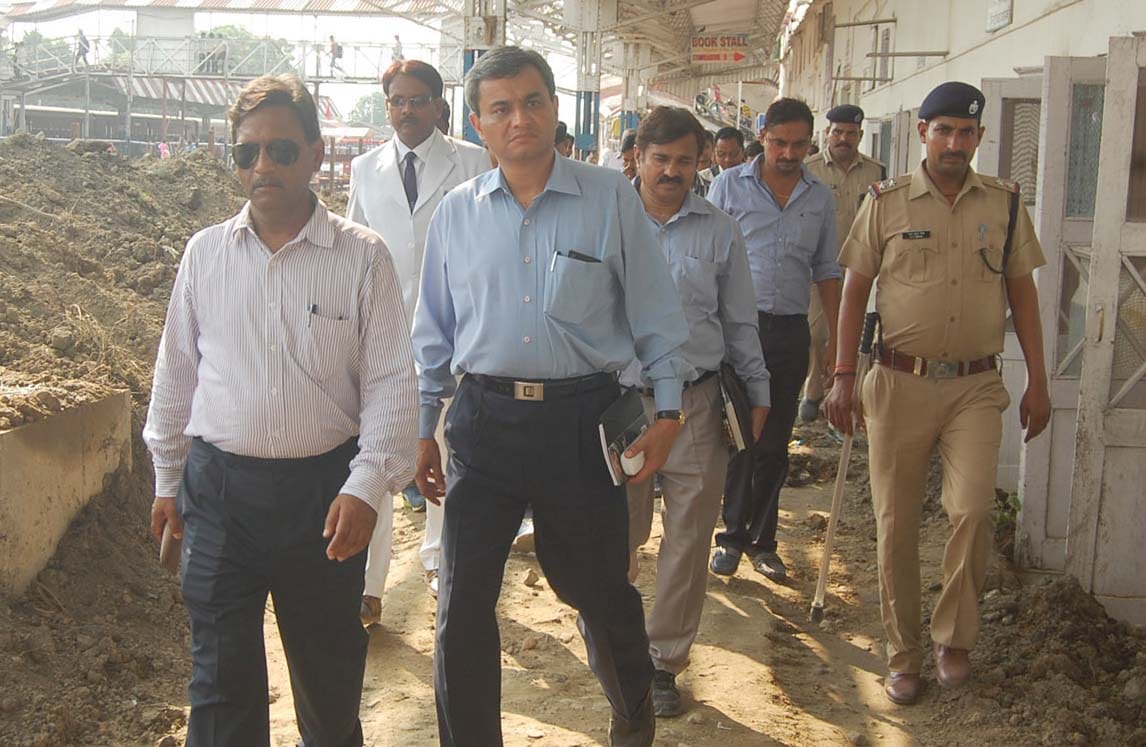 Many of the unfinished work like broad gauge CSO upset