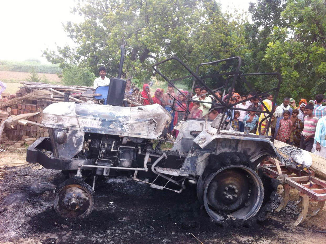 After murder of the young man in Fatehpur organically, arson