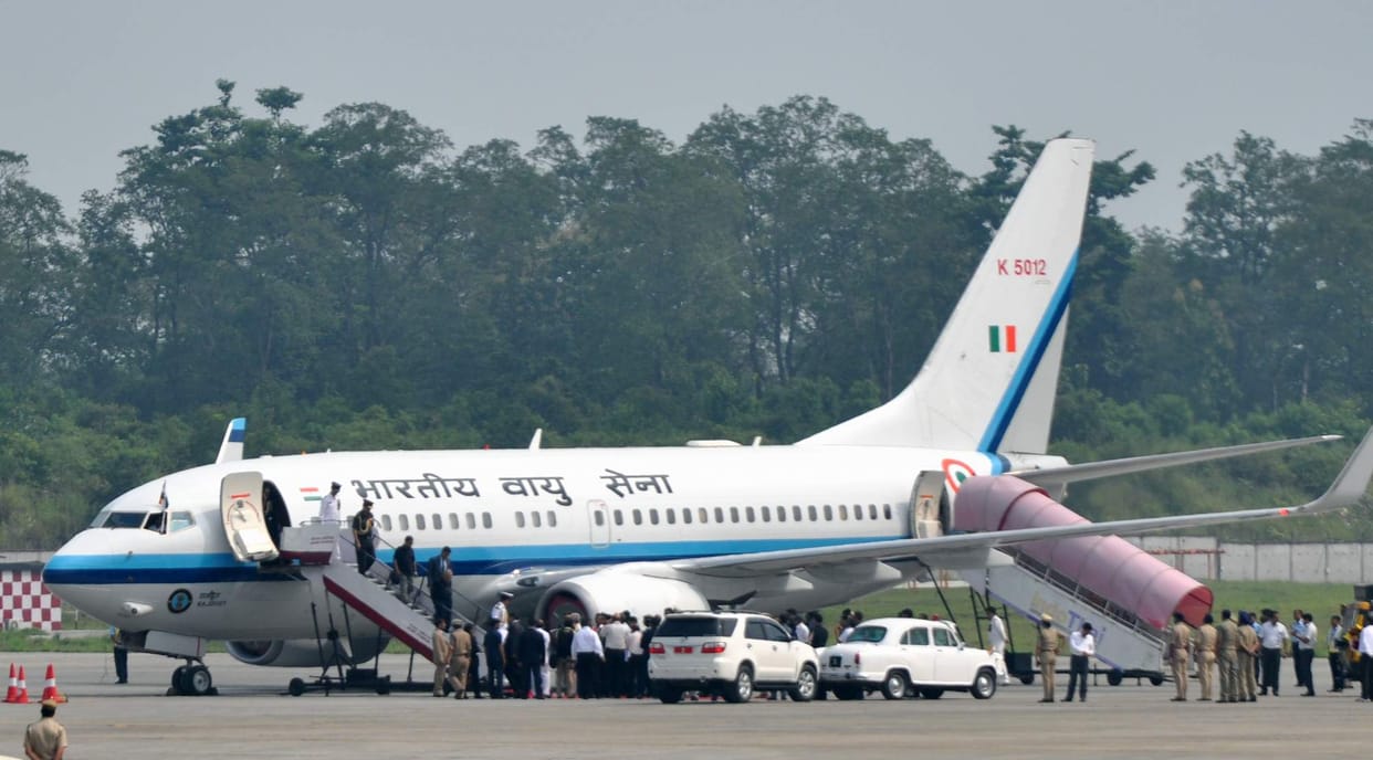 president pranab mukherjee reached dehradun.