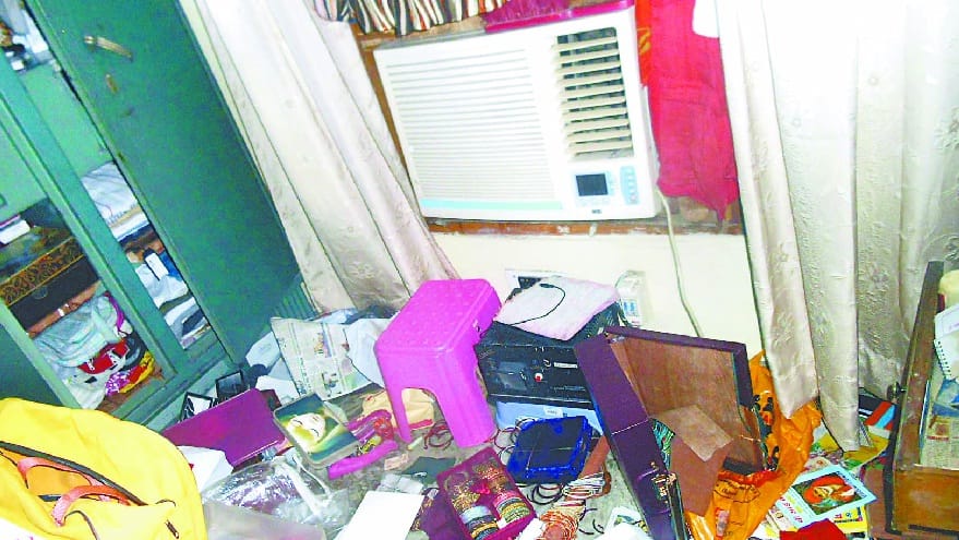 robbery of millions at the home of the Rice Miller of kichha
