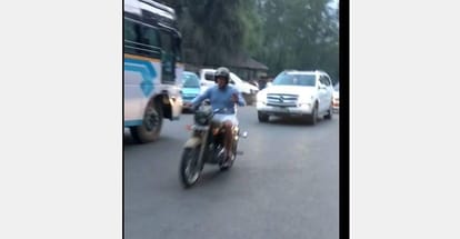 Salman Khan Bike Race at Manali.