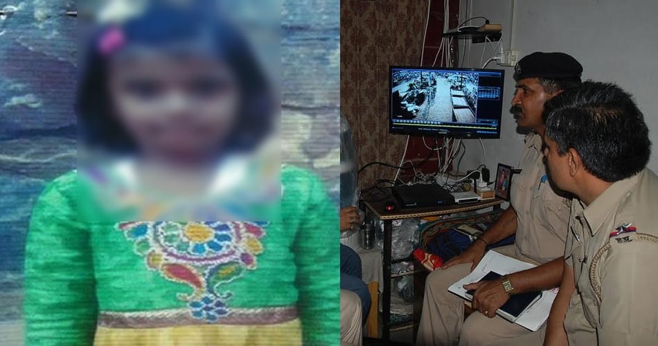 six years old girl kidnapped in panipat of haryana, crime captured in cctv