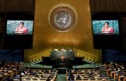Abandon Kashmir dreams, Sushma Swaraj tells Pakistan