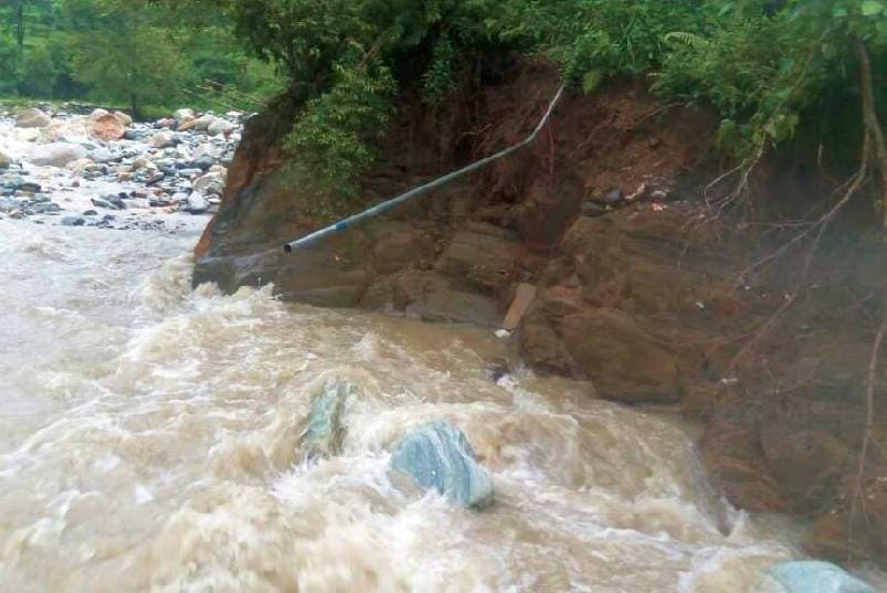 The drinking water supply has not been restored to many villages