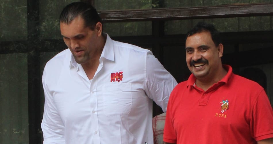 wwe champion the great khali will fight in ring with international wrestlers