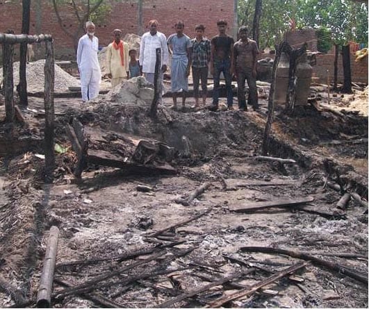 A khokha and four home burns