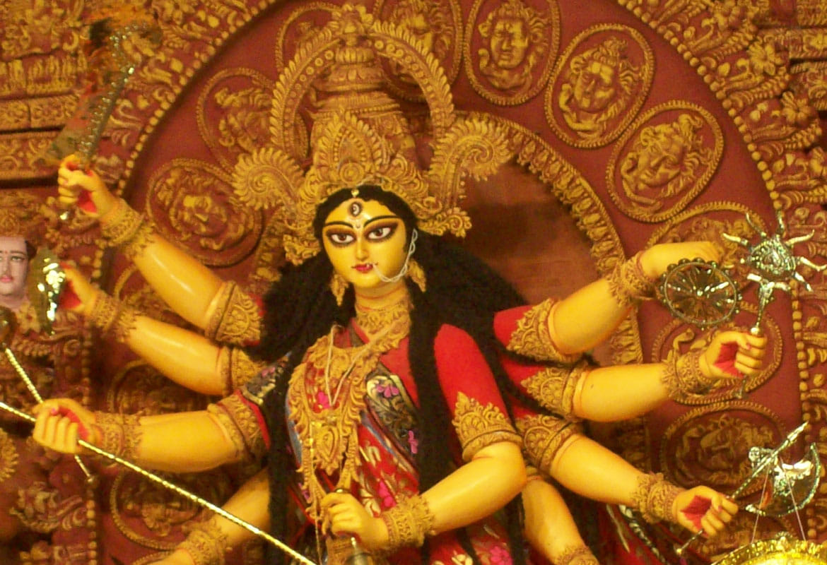 Devi durga woshiped