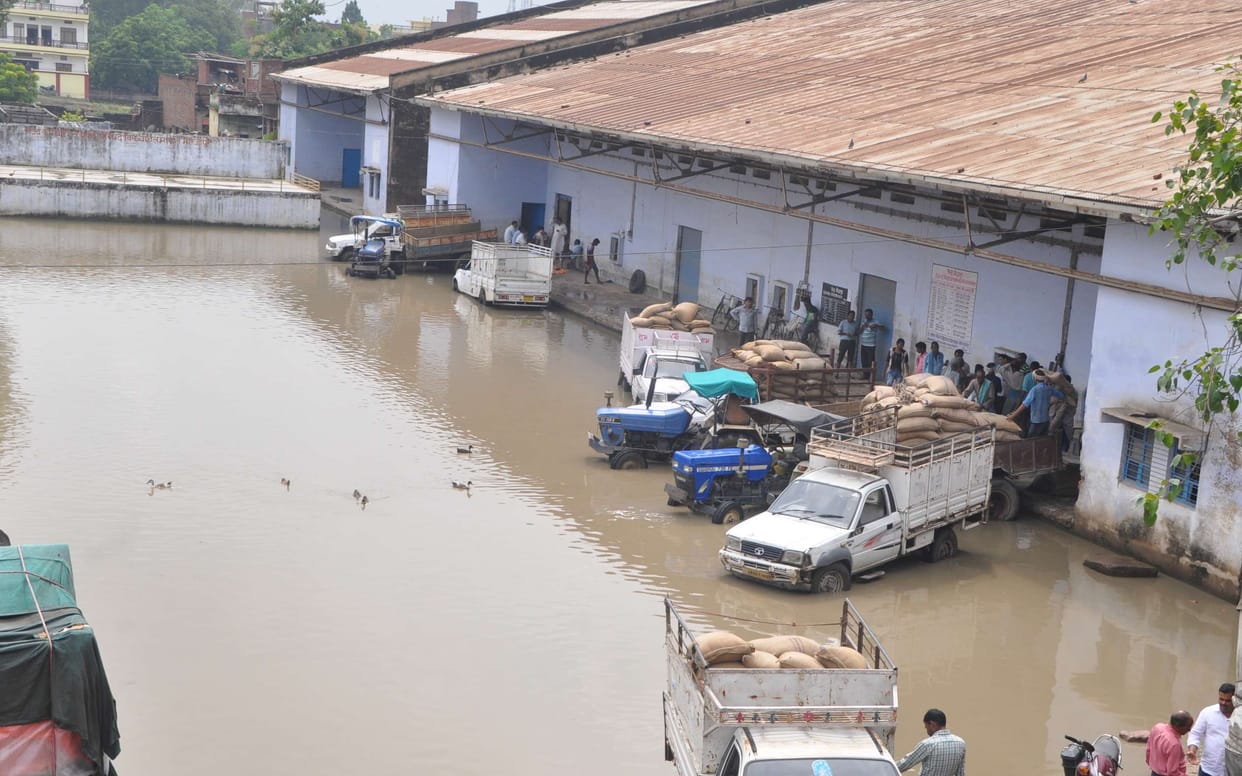 Food Warehouse and submerged roadways