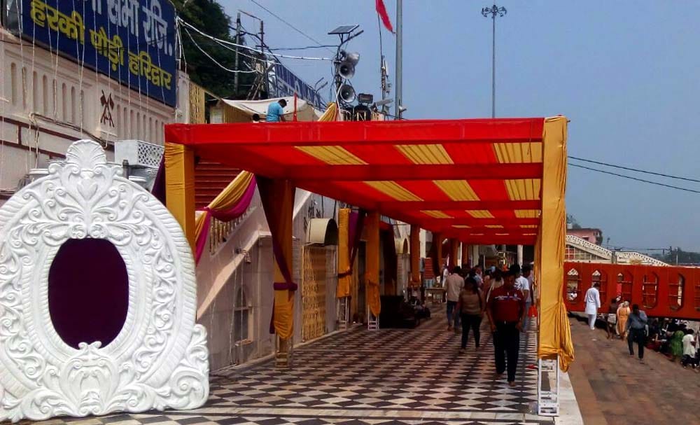 haridwar is ready for president pranab mukherjee welcome.