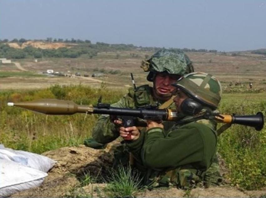 kumaon regiment troops in india russia joint military exercise.