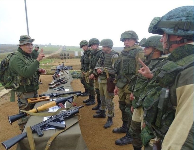 kumaon regiment troops in india russia joint military exercise.