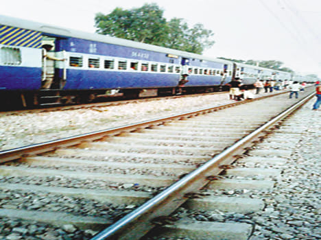 Bull hitting the engine failure, passenger commotion