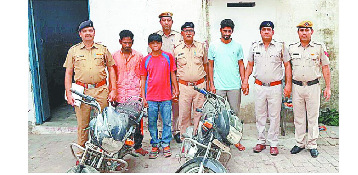 Loot, police, haryana, panipat, arrest, three