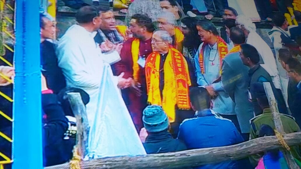 president got baba kedarnath permission third time.