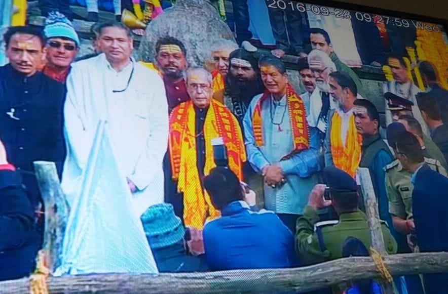 president got baba kedarnath permission third time.