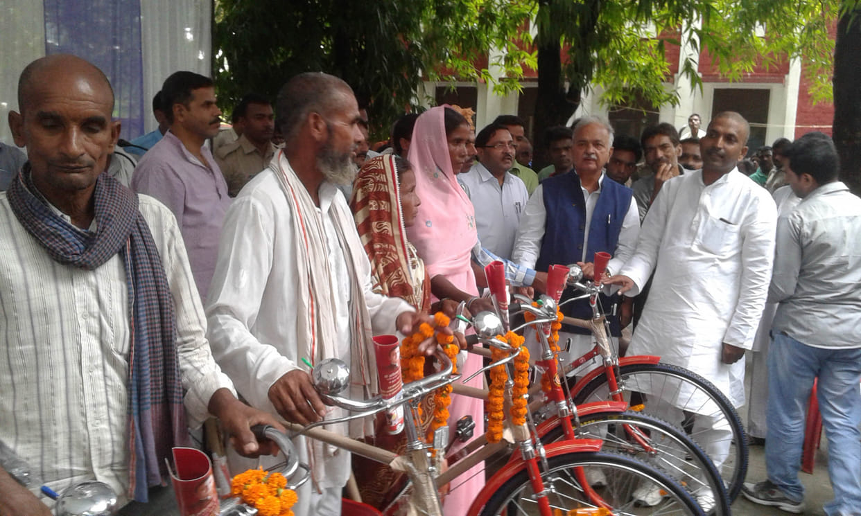 labour department given 600 cycles 