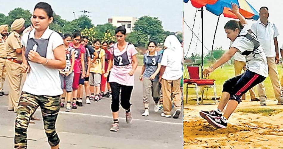 punjab police recruitment rally in mohali gmada sports complex