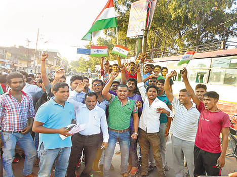 Only BJP on Indian troops kill militants distributed sweets