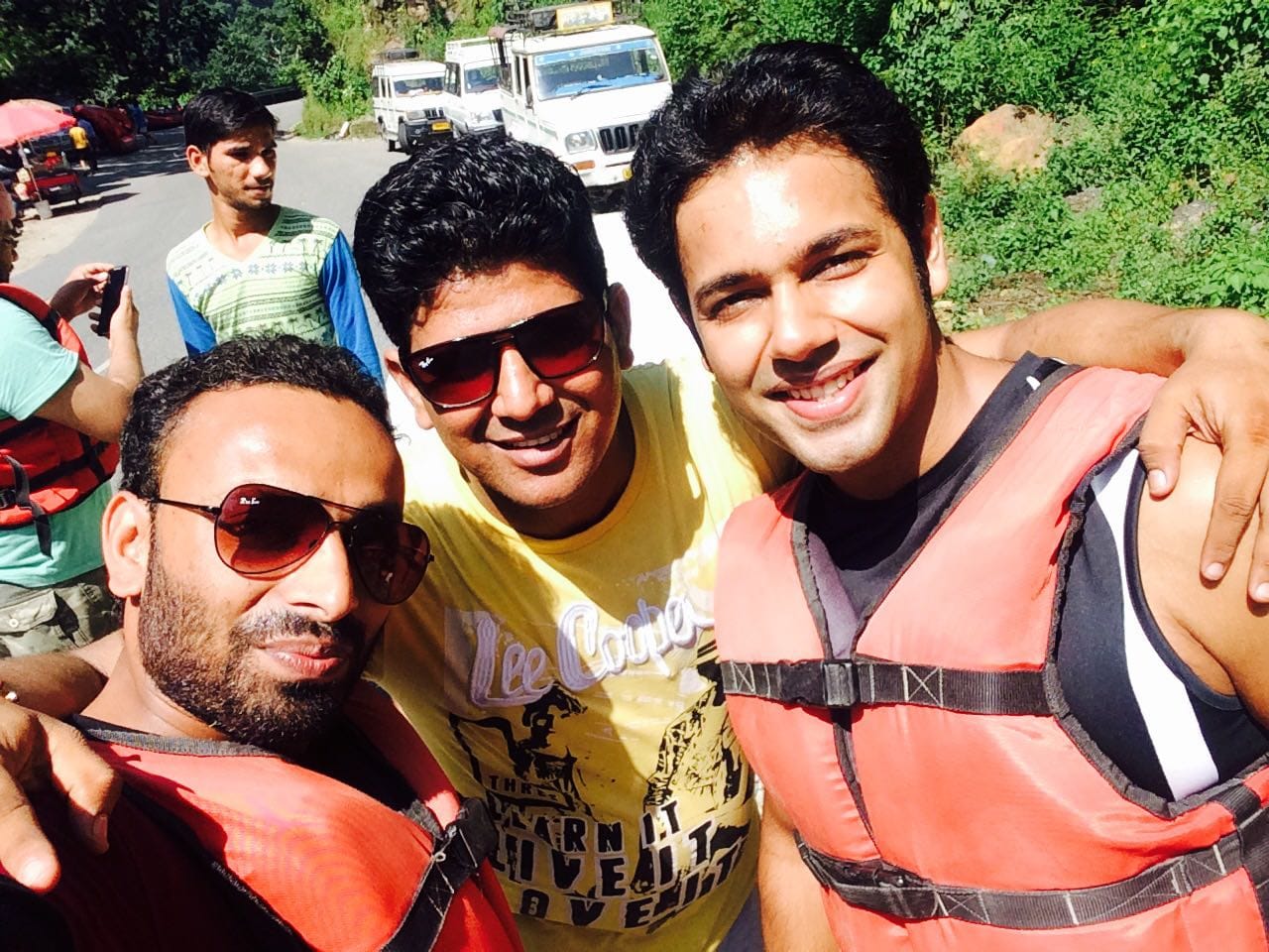 TV actor saurabh pandey in rishikesh.