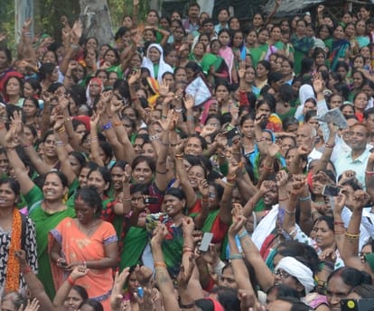 anganwadi workers quit their protest