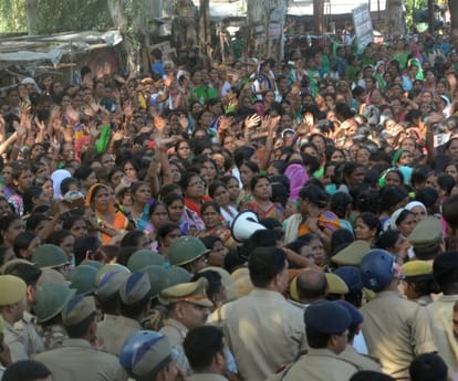 anganwadi workers quit their protest