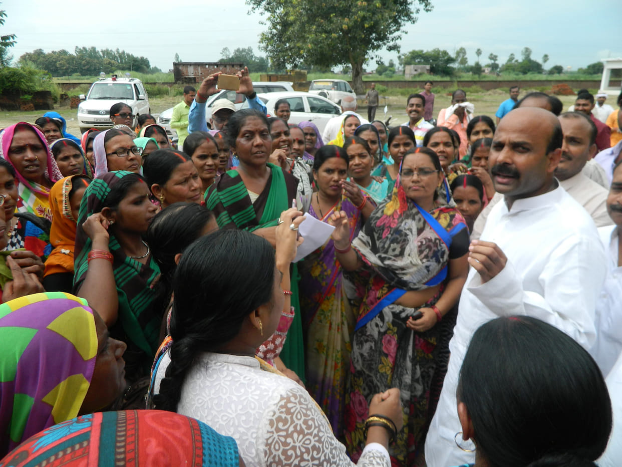 Anganwadi workers MP hoop