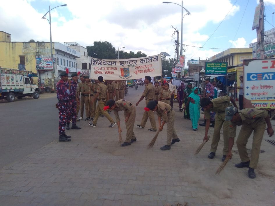 Cadets aware cleaning campaign