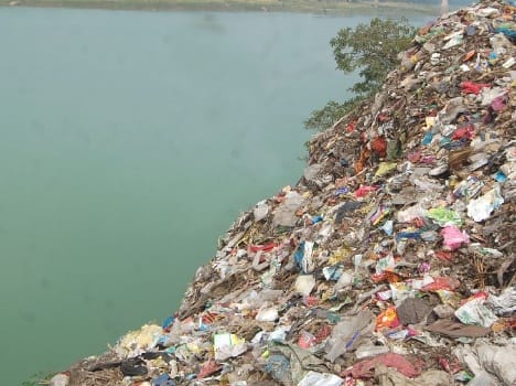 all city garbage fall in satluj in bilaspur. 