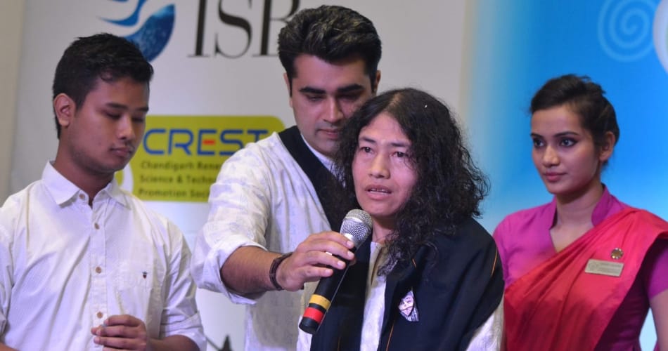 manipur iron lady sharmila irom speaks on war on border during chandigarh visit