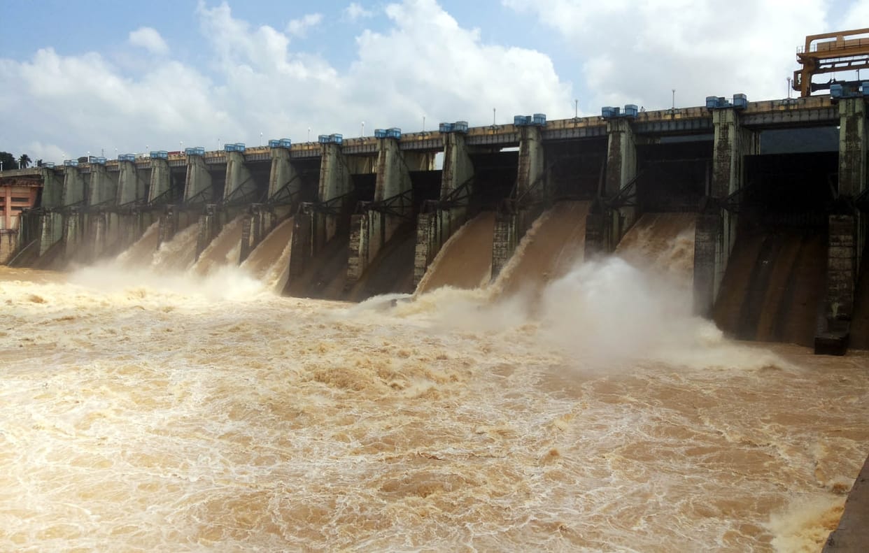 Rihand dam gates were opened 11