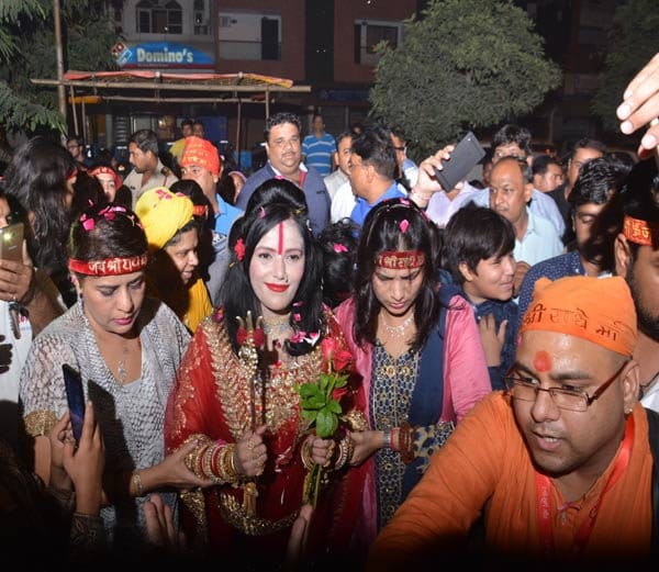 radhe maa in the headlines due to dance in kalki mahotsav, profile and family background