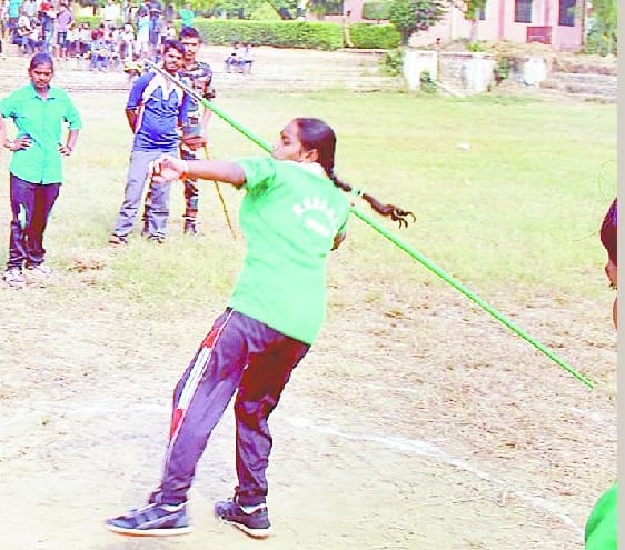 Shubham in the high jump, javelin throw, Annu topper
