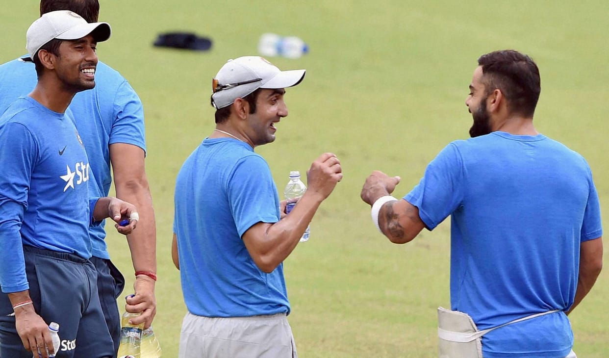 virat kohli And Gautam gambhir meet in kolkata
