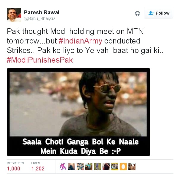 social media trolls pakistan on surgical strike
