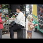 child beggar in noida