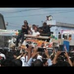 बुलंदशहर में राहुल गांधी का रोड शो