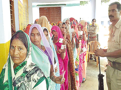 70 per cent voting in elections