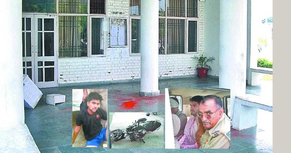 attack in court, red chilli powder in eyes, loot accused, rohtak jail, prisioner