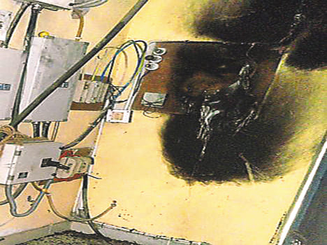 State Bank short-circuit, causing stir