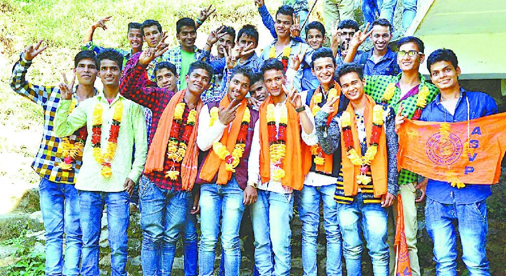 ABVP Face became the students' union president unopposed