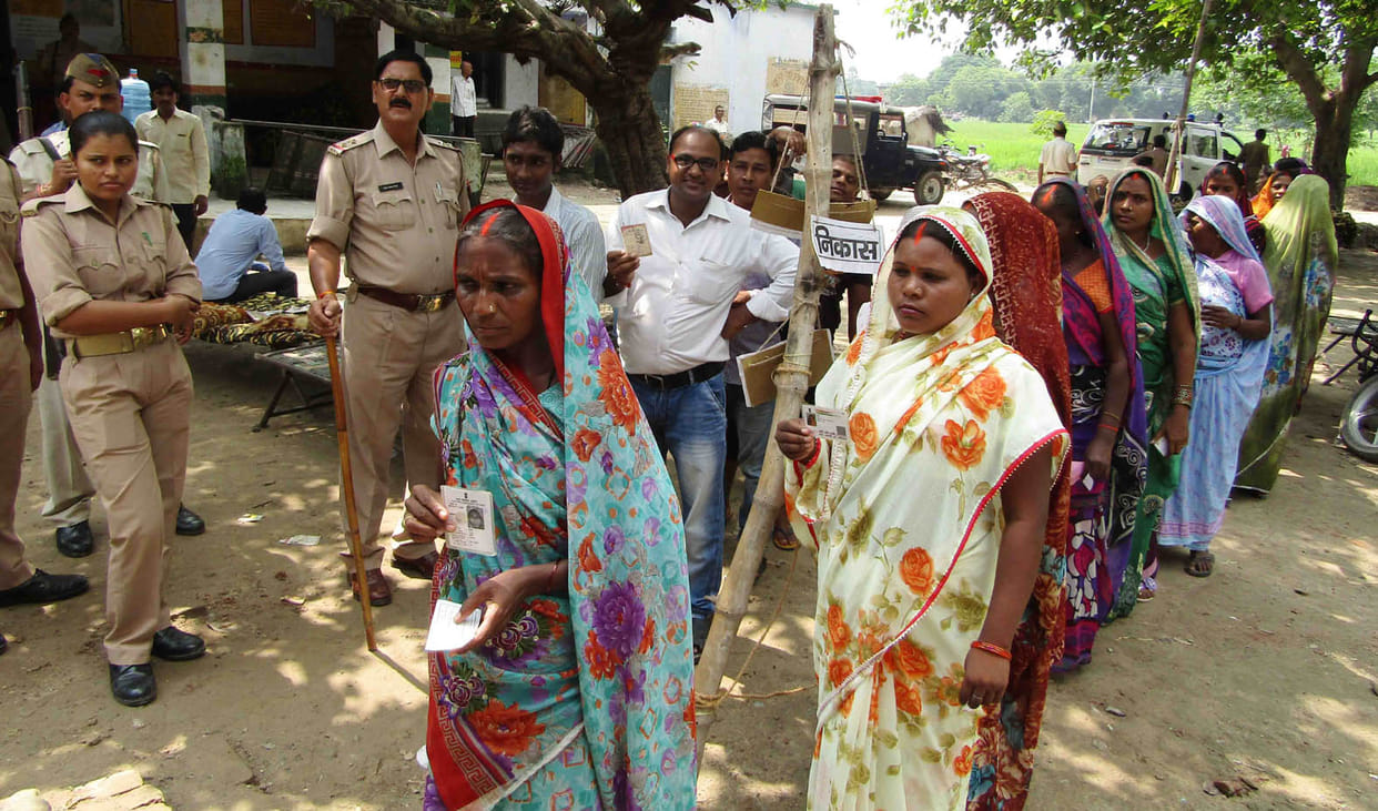 65 percent turnout at the village head position