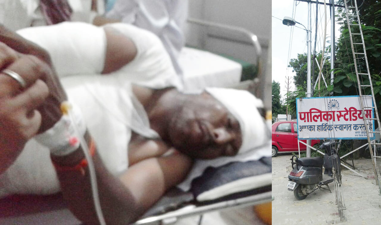 chief of explosion in venue stampede, electrical workers scorching