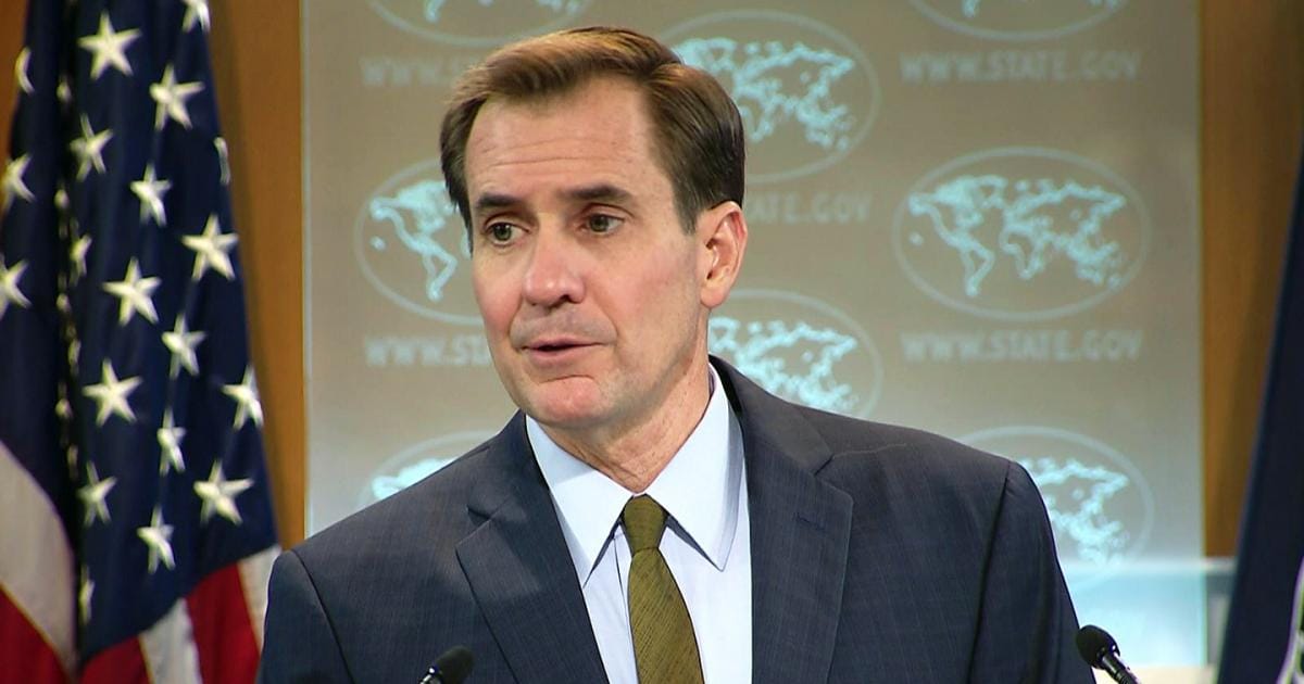 We’re following the situation closely: US State Dept Spox John Kirby