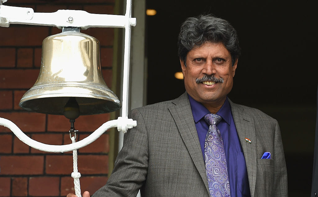Kapil Dev Rings Bell to Open India's 250th Home Test