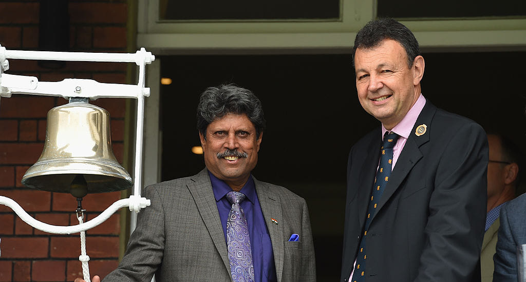 Kapil Dev Rings Bell to Open India's 250th Home Test