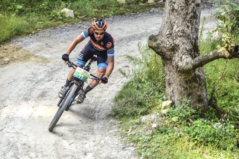 Andy Leads at MTB Himalaya Cycle Rally in Himachal.