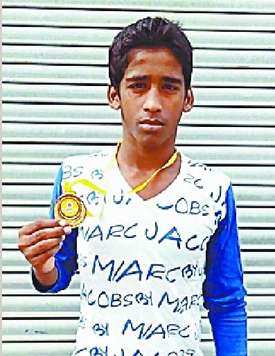 Gold medalist wrestler honored